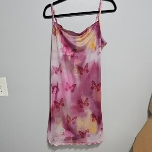 Butterfly Print Women's Dress NWT XL Plus Milumia